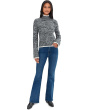 Marl Cozy Cotton Nelly Mockneck