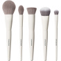 Morphe Наборы кистей для лица Портретный режим Набор кистей для лица из 5 предметов M106 плоская кремовая и жидкая тональная кисть + кисть-консилер M131 с закругленными краями + коническая кисть для пудры M162 + маленькая заостренная кисть для пудры + кис