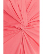 Collared Twist Front Cotton Dress