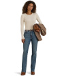 Rib-Knit Cotton-Blend Crew Neck Sweater