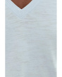 Short Sleeve Back Seam V-Neck