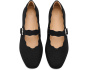 Delicato Wave-Edge Canvas Mary Janes