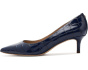 Adrienne Crocodile-Embossed Leather Pumps