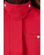 Long Barn Coat With Side Snaps