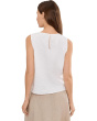 Organic Linen Round Neck Shell