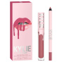 Kylie Jenner Cosmetics Набор для губной помады Velvet Lip Kit 100 Posie K - Жидкая бархатная помада 3 мл + подводка для губ 1,1 гр. - 1 шт.