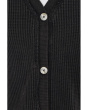 Long Sleeve Button Front Waffle Cardigan