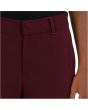 Stella High-rise Flare With Trouser Pockets In Bordeaux