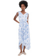 Sleeveless Chiffon Printed Midi