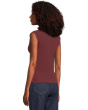 Mock Neck Cotton Rib Top