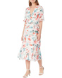 Short Sleeve Tie Wrap Dress
