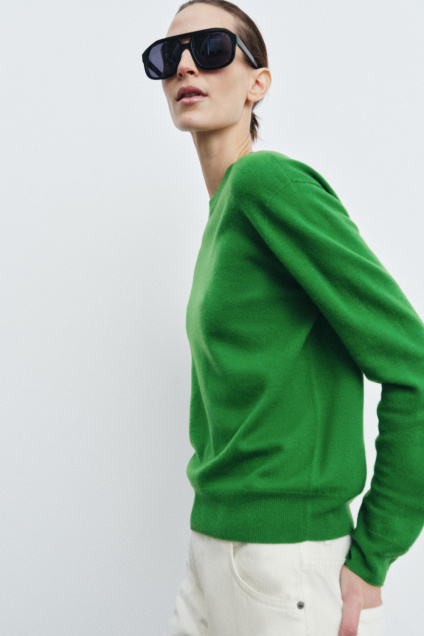 Zara СВИТЕР ИЗ 100% ОЧЕНЬ МЯГКОЙ ШЕРСТИ 520763047-500-1