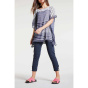 Rick Cardona Дизайнерская блузка с принтом, темно-синий вэй_