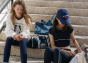 Zara СПОРТИВНАЯ ФУТБОЛКА С КОНТРАСТНОЙ ОКАНТОВКОЙ чернильно-синего цвета