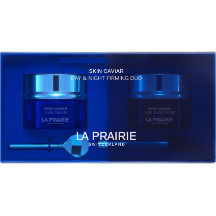 La Prairie Коллекция кожной икры Коллекция кожной икры Укрепляющий крем для кожи Duo Due Caviar Luxe, 30 мл + маска для сна Skin Caviar Luxe, 30 мл - 1 шт.