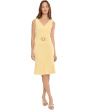 Sleeveless Belted Founce Skirt Dress