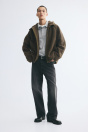 Куртка с капюшоном из плюшевого флиса