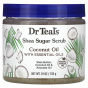 Dr. Teals, сахарный скраб ши, кокосовое масло и эфирные масла, 538 г (19 унций)