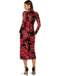 Mockneck Ruched Maxi Dress