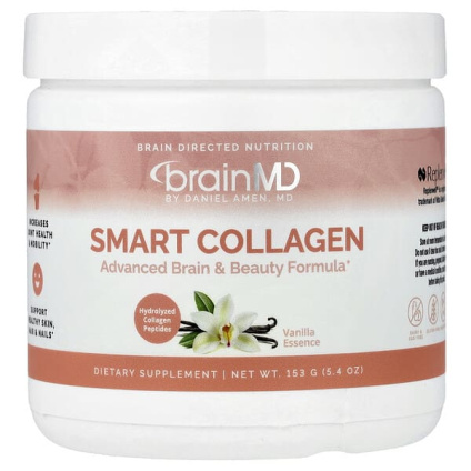 BrainMD, Smart Collagen, со вкусом ванильной эссенции, 153 г (5,4 унции)