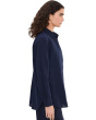 Organic Handkerchief Linen Classic Collar Long Shirt