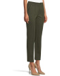 Petite Mid-Rise Double Button Trousers