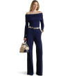 Ribbed Cotton-Blend Off-The-Shoulder Top