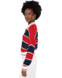 Alexa Rugby Stripe Polo Pullover