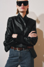 Zara Кожаный РЕМЕНЬ С МЕТАЛЛИЧЕСКОЙ ПРЯЖКОЙ коричневого цвета