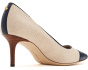 Lanette III Canvas & Leather Pumps
