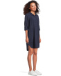 Roll Up Long Sleeve Shirt Dress