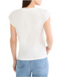 Cap Sleeve V-neck Supima Cotton Tee