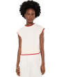 Pearl Cap Sleeve Pullover