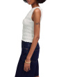 Smocked Boatneck Tank