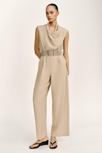 Zara ДЛИННЫЙ КОМБИНЕЗОН С РЕМНЕМ БЕЗОПАСНОСТИ 537507718-711-1