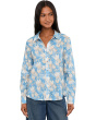 NZ by NIC+ZOE Shadow Floral Core Cotton Shirt