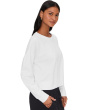 Garment Dyed Terry Cropped Sweatshirt