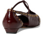 Valkie Studded Kitten Heel T-strap Flat Mule