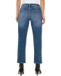 Kennedy Mid-Rise Crop Straight Vintage Denim