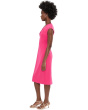Cap Sleeve V-Neck Dress