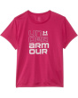Tech Split Wordmark Short Sleeve T-Shirt (Big Kid)
