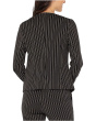 Super Stretch Ponte Collarless Fitted Blazer