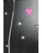 Happy Heart Sleeveless Zip Front with Scattered Dots