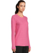 Long Sleeve Bias Crew Neck