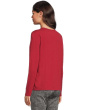 Garment Dye Tees - Long Sleeve V-Neck Knit Top