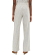 Lenox Wide Leg Striped Linen Pants
