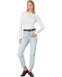 Modal Rib Long Sleeve Crew Neck