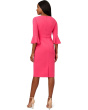 Bell Sleeve Tie Front Dress
