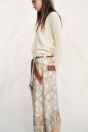 Zara ПЛАВНЫЕ ШОРТЫ-БЕРМУДЫ С ПРИНТОМ ZW COLLECTION 507285325-712-1