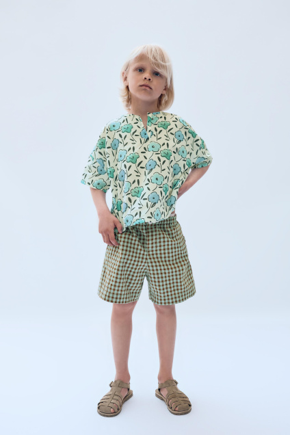 Zara 2-14 ЛЕТ/ ШОРТЫ-БЕРМУДЫ VICHY-KARO LIMITED EDITION 545496586-402-30